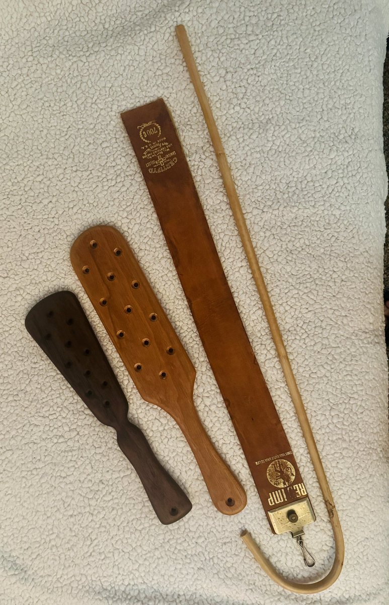 Little Red Spanking Paddles tweet media