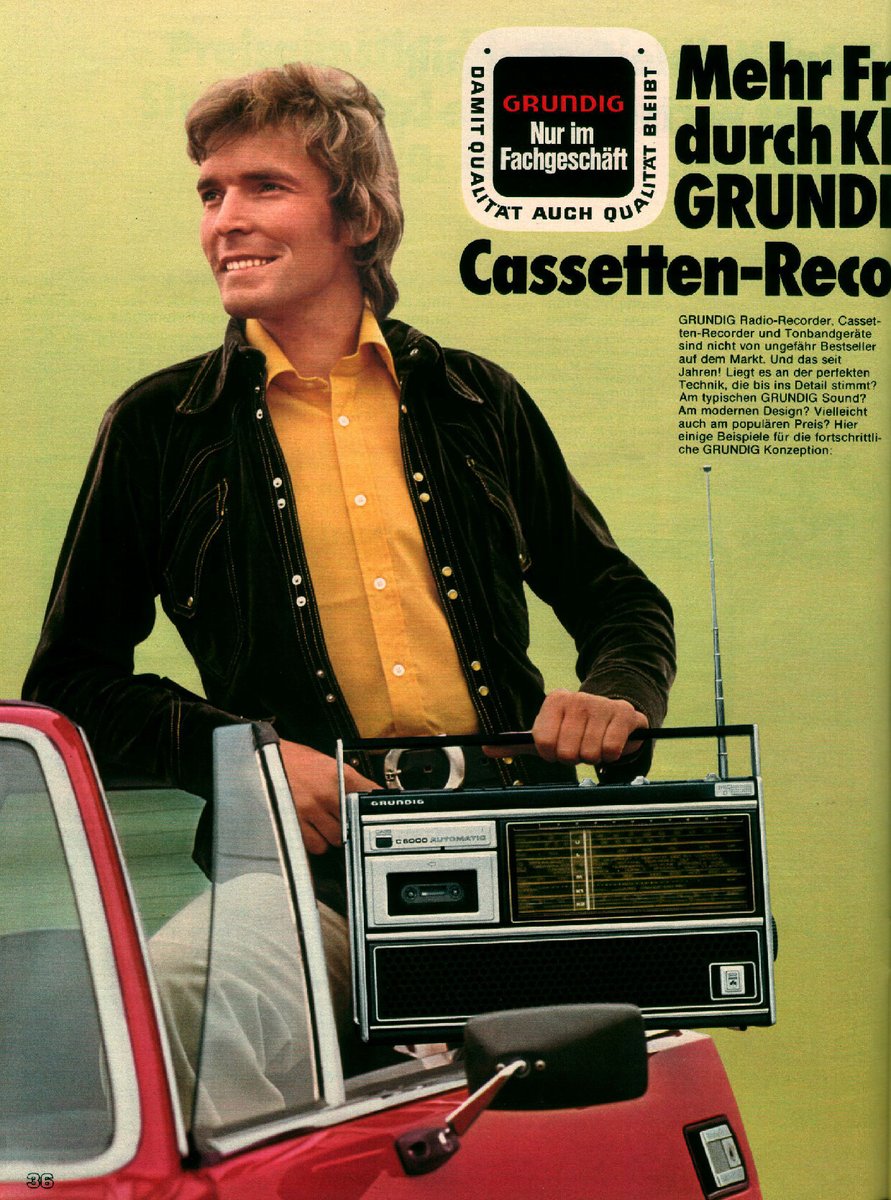 VintageMags's tweet image. Grundig Katalog 1975.

#audiovisual #vintage