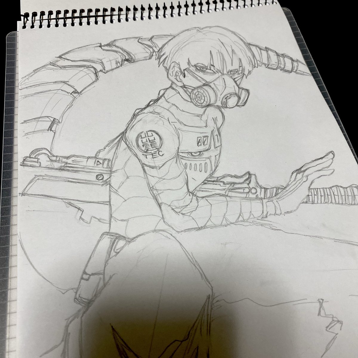 SW_0010's tweet image. 久々に落書きした