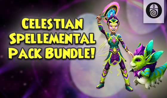 Wizard101's tweet image. It's zorphie-n time! 💥

The Celestian Spellemental Pack Bundle is back in the PC Crown Shop and gives you 12 Celestian Spellemental Packs for the price of 10! Don't delay - this pack bundle will disappear on Sunday, February 1st! #Wizard101