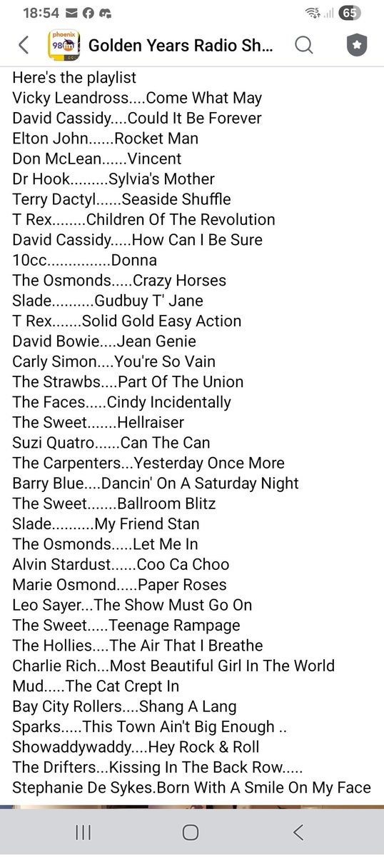 Golden Years Show On @phoenixfm 98fm tweet media