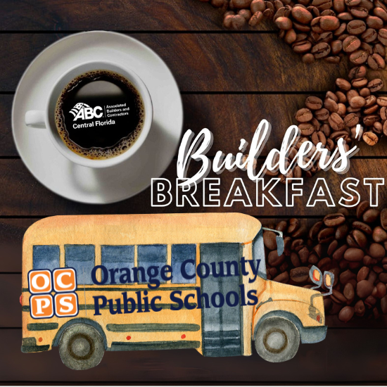 CentralFLABC's tweet photo. Join us for a Builders Breakfast with Orange County Public Schools! 🏗️✨ Spots are filling up fast, so register now before it's too late! 

Click here for more info: https://t.co/cUtH3EpFyr

 #OCPS #BuildersBreakfast #FutureOfEducation #ABCmeritshopproud #BuildingCentralFlorida https://t.co/xof0P7D5Cp