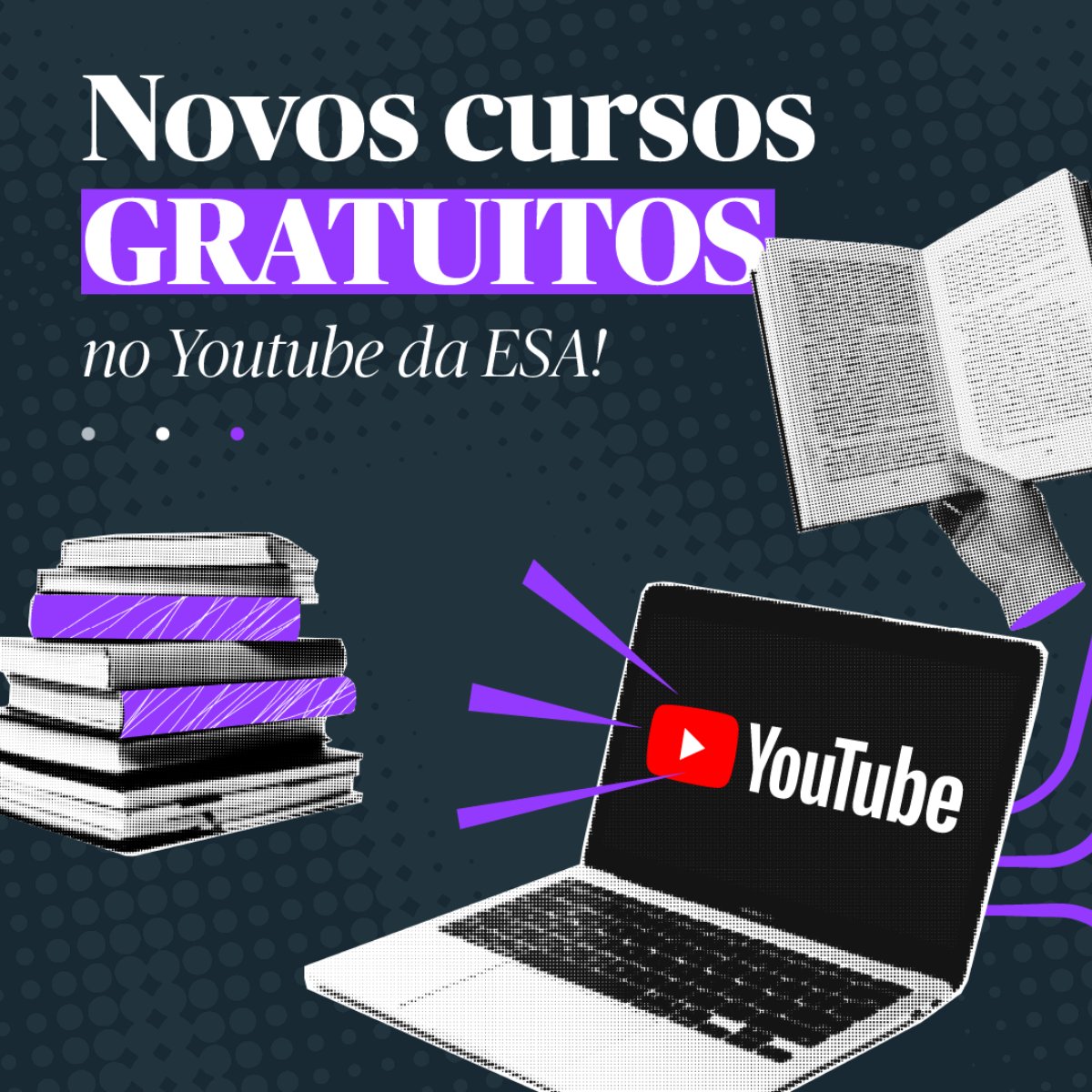 📢 Novos cursos gratuitos no YouTube da ESA OAB SP! 

📚Temas atuais e práticos como Direito do Trabalho, Direito Desportivo, ESG, planos de saúde, franquias e muito mais. 

✅Aulas flexíveis + certificado via Anuidade de Volta.

👉Acesse: youtube.com/@esaoabsp/vide…