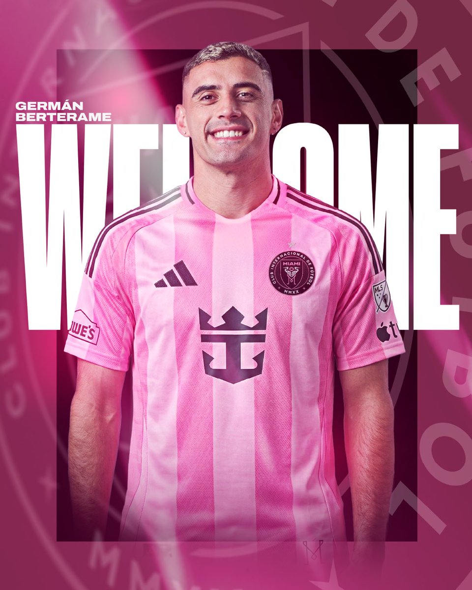 Mexican forward Germán Berterame joins as a Designated Player, bringing a proven goal-scoring pedigree ⚽ Welcome to Miami!

Details: intermiamicf.com/news/inter-mia…