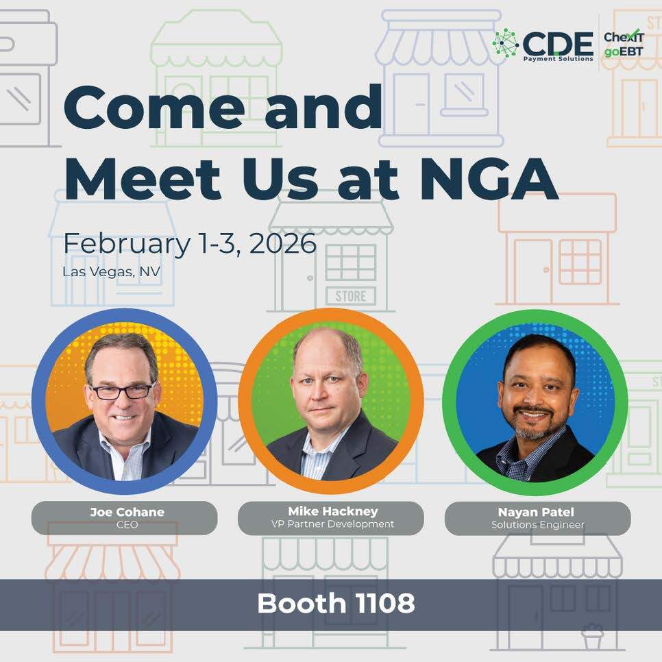 goEBT's tweet photo. Come meet us at The NGA Show next week! Schedule time with Joe, Mike, or Nayan now or visit our booth #1108! 
- Meet with Mike: https://t.co/9E6g6rbyy6
- Meet with Joe: https://t.co/A6ob0K1nMt
- Meet with Nayan: https://t.co/x8nSz5ebWe
#nga-show #Payments #cdeservicesllc https://t.co/q5svCSGQCG