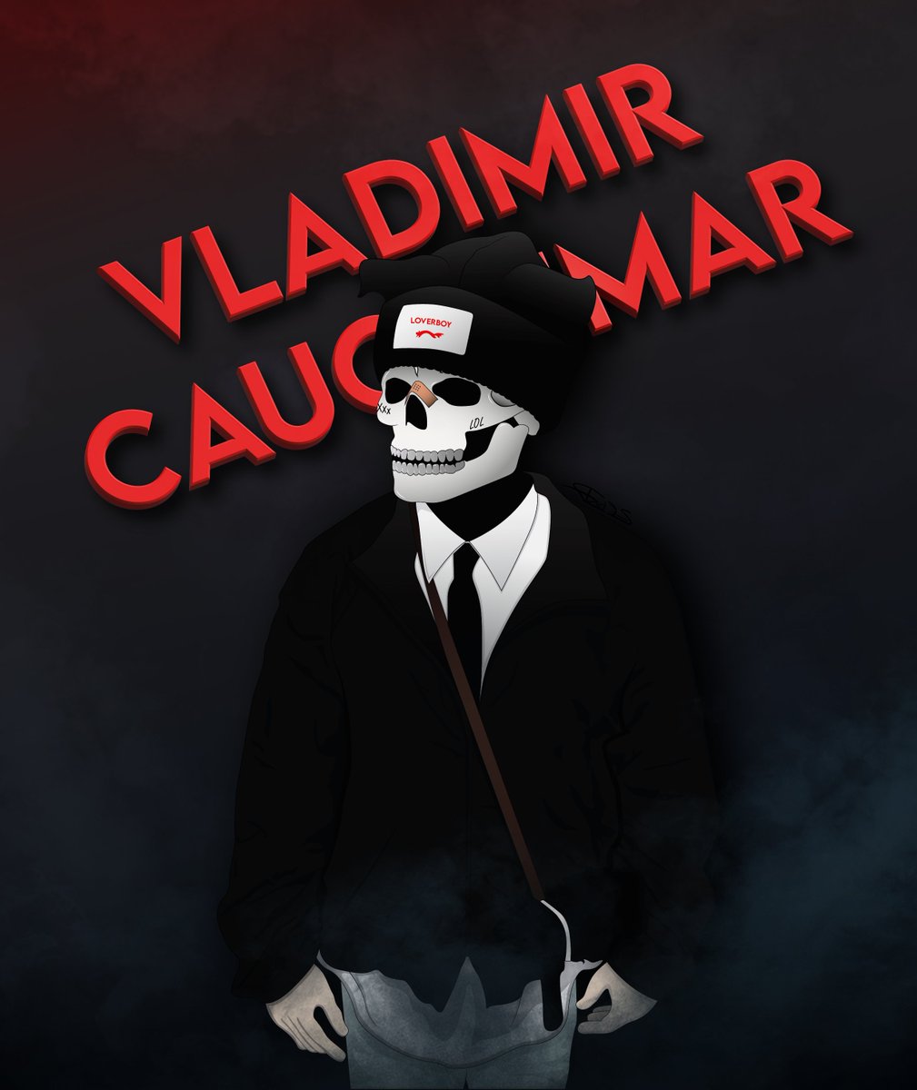 F1o0DS's tweet image. Petite illustration vectoriel du grand @vladcauchemar 
(Juste parce que tu mériterais d'être un personnage de jeux vidéo !)