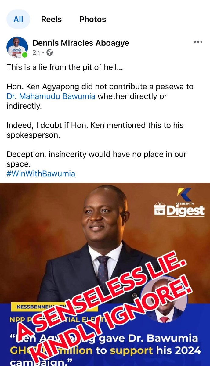 KwasiKwartengF's tweet photo. Dear Dennis,

You may apologize to me for your unwarranted attacks on 

Finally, brethren  whatever is true, whatever is noble, whatever is right, whatever is pure, whatever is lovely, whatever is admirable—if anything is excellent or praiseworthy—think about such things.- Philippian 
me.