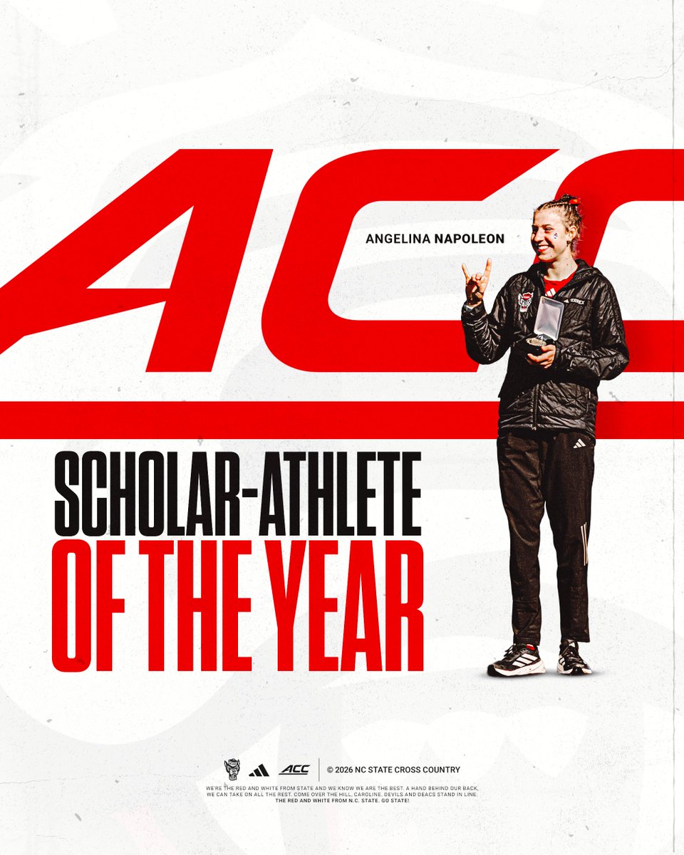 Wolfpack_TFXC's tweet image. Academic excellence on full display – Congrats to our 2025 ACC Cross Country Women’s Scholar-Athlete of the Year and ACC All-Academic honorees!

#WolfpackXC | #GoPack