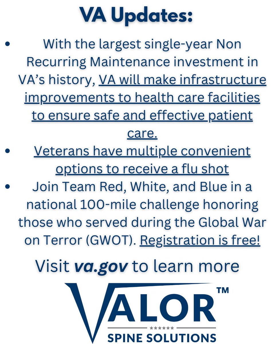 Updates from the VA

#veterans #veteran #veteranbackpain #chronicbackpain #chronicneckpain
