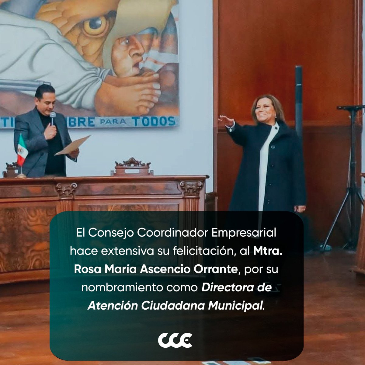 Felicitamos a los funcionarios del <a href="/DurangoCap/">Municipio de Durango</a>, por su reciente nombramiento:

🔹 Lic. Antonio Mier García ~ Secretario Municipal
🔹Lic. Bonifacio Herrera ~ Secretario de Gobierno
🔹Mtra. Rosy Ascencio ~ Directora de Atención Ciudadana