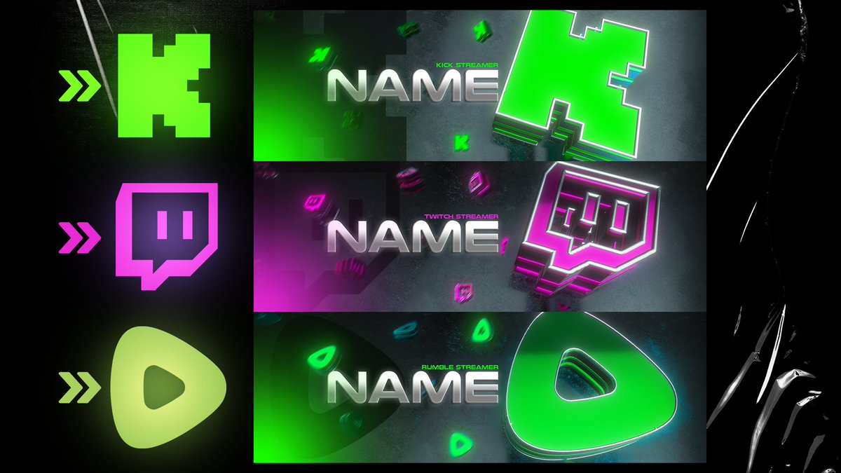 if you want Free Header

✅Drop Your Name
✅Select platform (Kick-Twitch-Rumble)