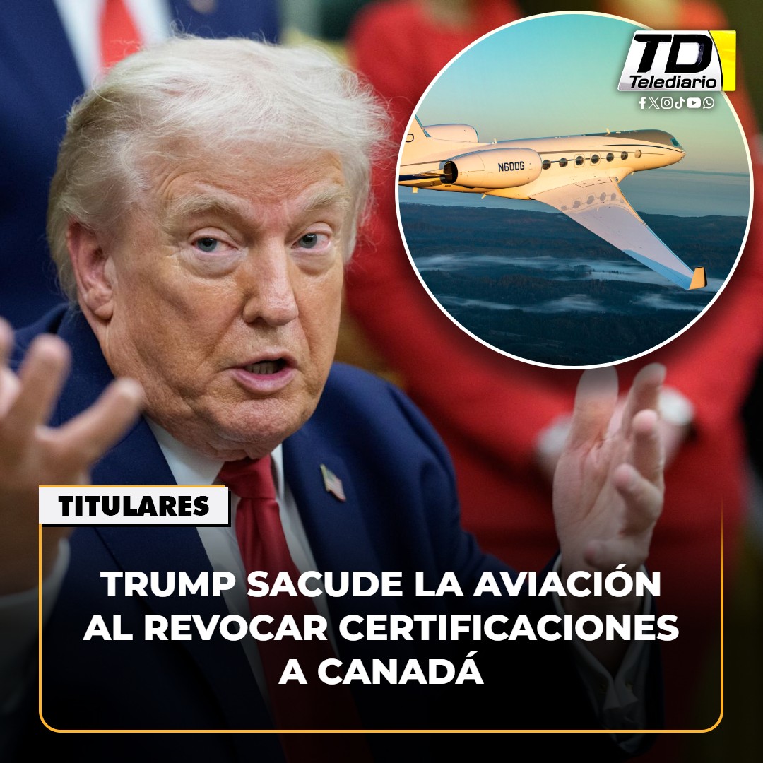 TelediarioGT's tweet image. 🚨 EE. UU. revocará certificación de #aviones canadienses ➡ bit.ly/3LV0toj