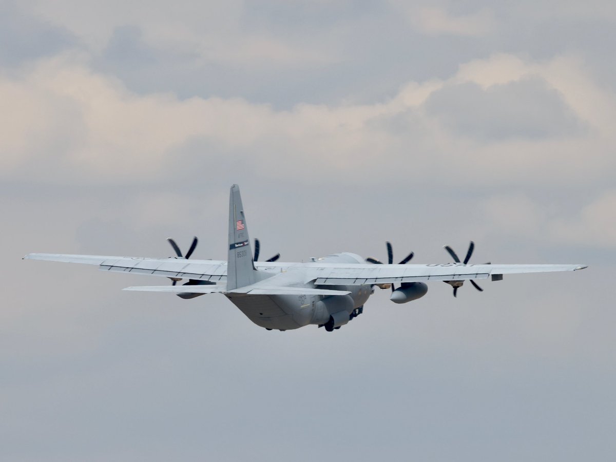 Pilots Lt. Col. Dave Gentile, 53rd Weather Reconnaissance Squadron commander, and Lt. Col. Devon Burton, 403rd Operations Support Squadron commander, departed Keesler Air Force Base this afternoon to gather data along Track A65 off the East Coast. The storm is anticipated to