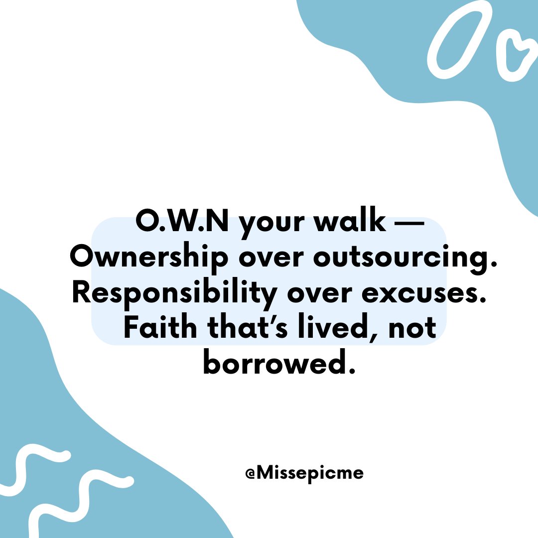 missepicme's tweet photo. This post is a call back to personal responsibility, obedience, and intentional living. God’s assignments are worked out individually, and when YOU align, everyone benefits.

#MissEpic #YOUCorner #ObedienceOverEgo #FaithWalk #PersonalAlignment #ChristianLiving #GraceInAction #WalkItOut #PurposeWithGod