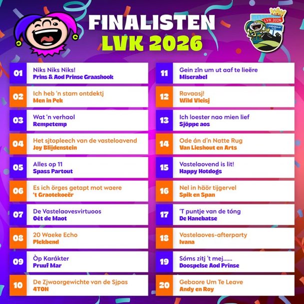 Finale #lvk2026 begintj noe 🥳 #L1 #vastelaovendj