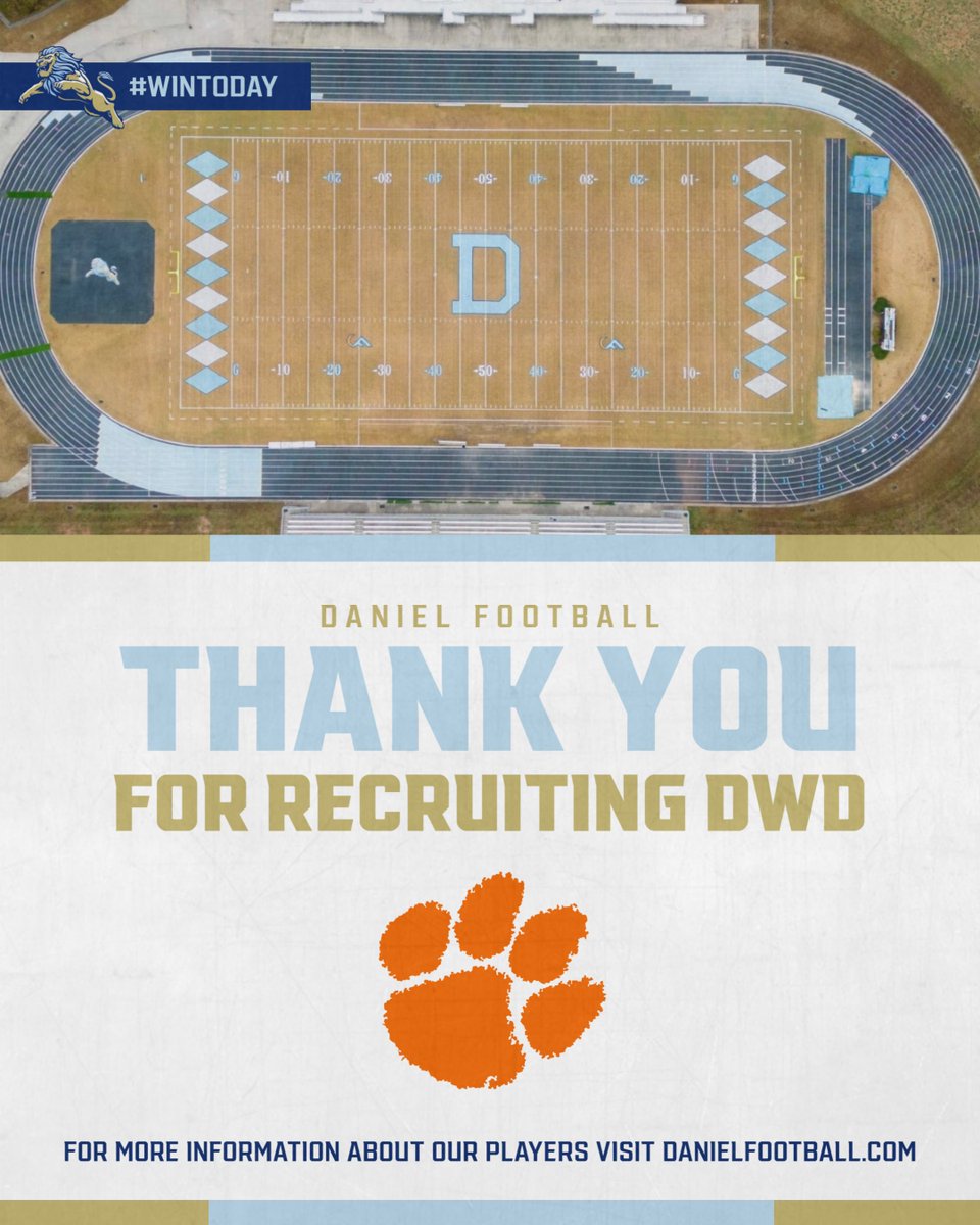 D.W. Daniel Football tweet media