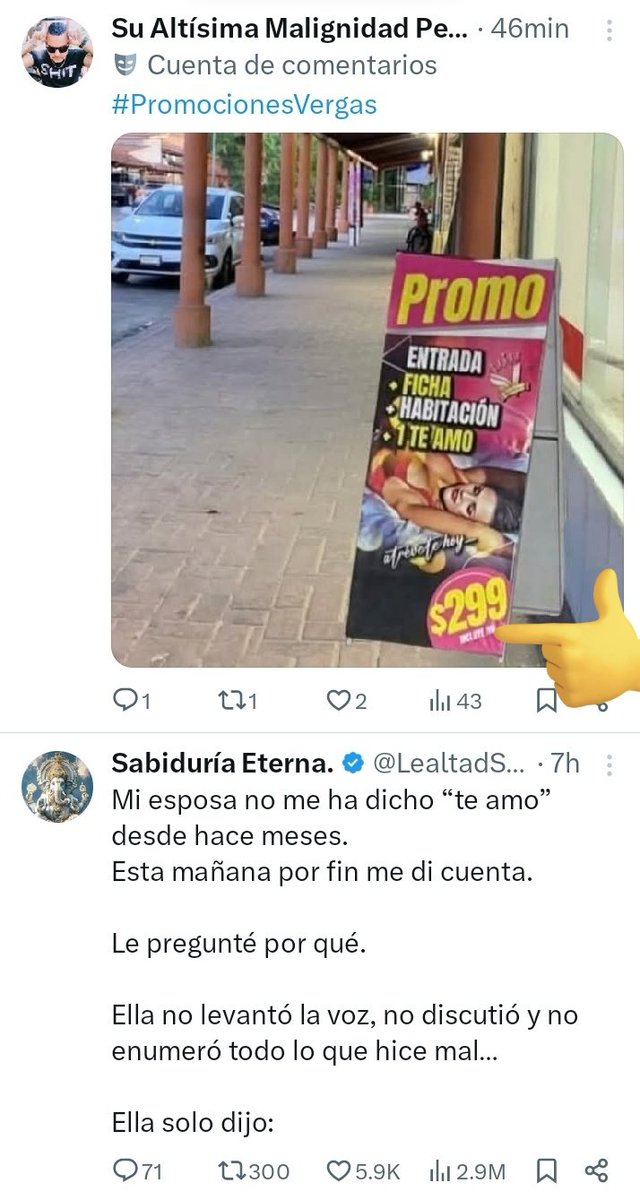 Tal vez porque no pago $299