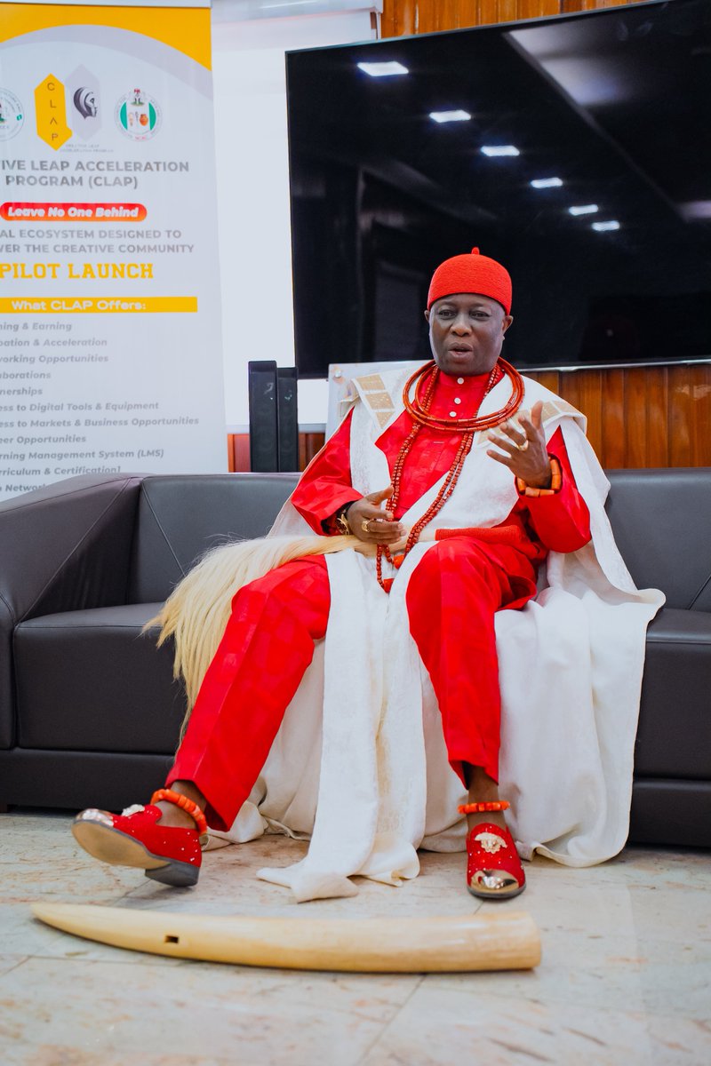 hanneymusawa's tweet photo. Today, I had the distinct honour of receiving the Asagba of Asaba, HRM Prof. Epiphany Chigbogu Azinge, and his entourage for a productive engagement centred on heritage, storytelling, and tourism development.

Our discussions explored ways to formalise collaboration between Asaba and the Ministry to preserve cultural heritage, strengthen storytelling through the arts, and unlock the tourism potential of historic sites in Asaba, Delta State, with support from the Federal Government.

This engagement reaffirms that our traditions are not relics of the past but valuable assets for the future. It is especially significant given Asaba’s longstanding role as the home of Nollywood and its inscription by UNESCO as a Creative City for Film. I look forward to visiting Asaba to experience its culture and to taking concrete steps to formalise this partnership.

#asabadeltastate #nigeriaeverywhere #destination2030nigeria #culture #culturalexchange