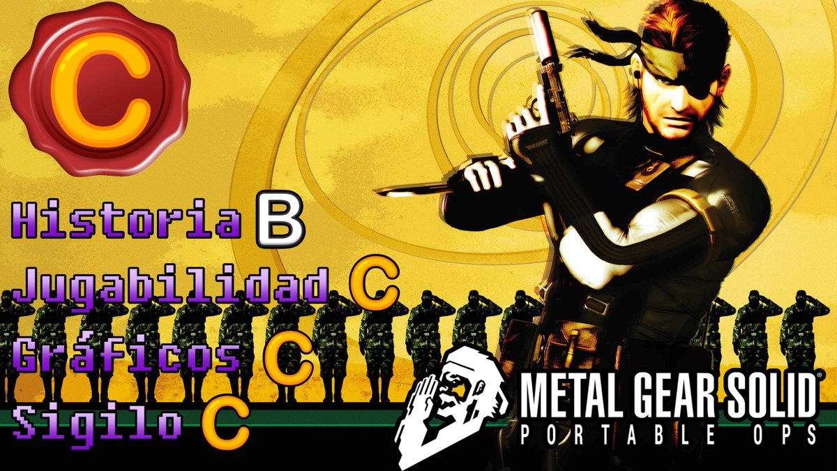 AngelCanal96's tweet image. ⚫️Metal Gear Solid: Portable Ops⚫️   ➡️   C

#MetalGearSolid #MetalGearSolidPortableOps #PortableOps #Kojima #MGS #MetalGearSolid3 #Steam #PCGaming #Nintendo #NintendoSwitch2 #NintendoSwitch #PlayStation #Playstation5 #PSP #Xbox #XboxSeriesS #XboxSeriesX #Gaming