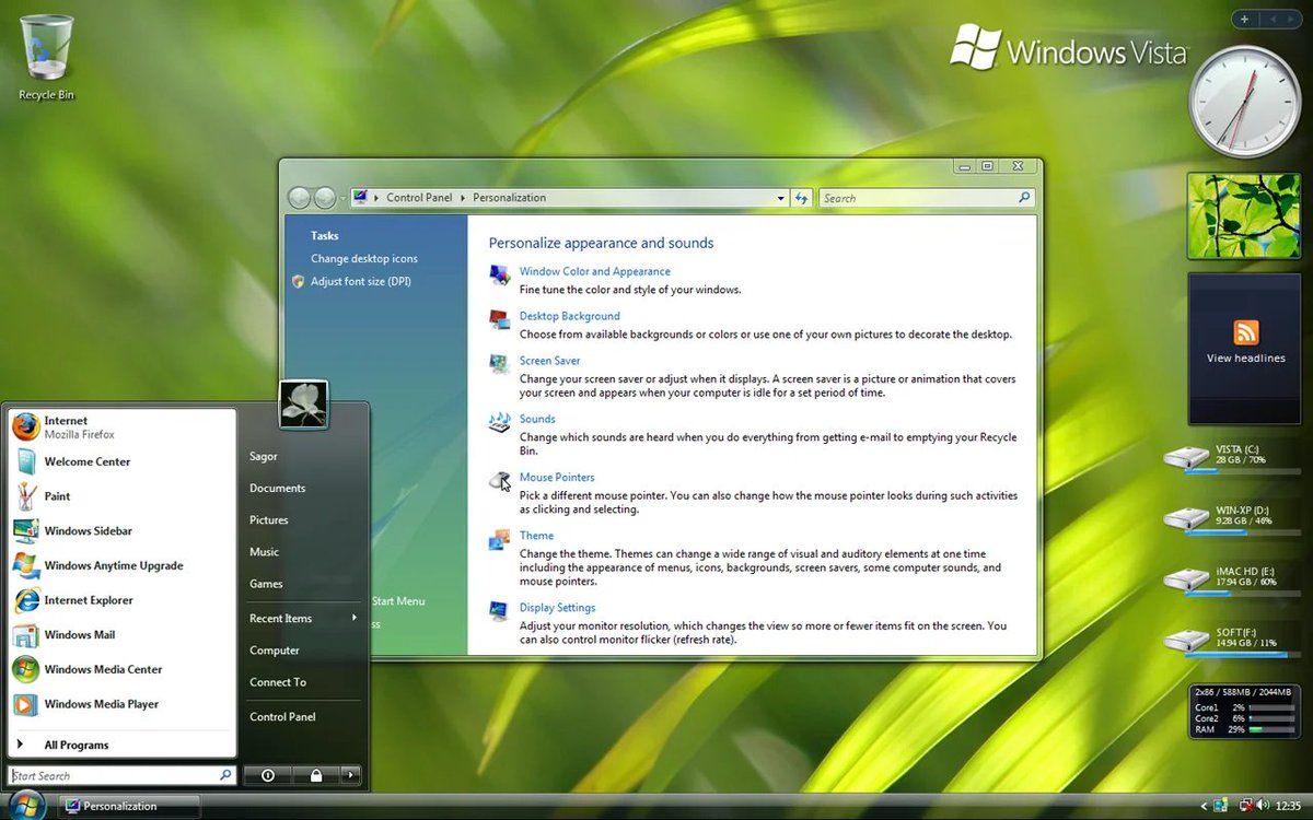 🛡️ Windows Vista cumple 19 años hoy, ¿alguien más lo extraña?