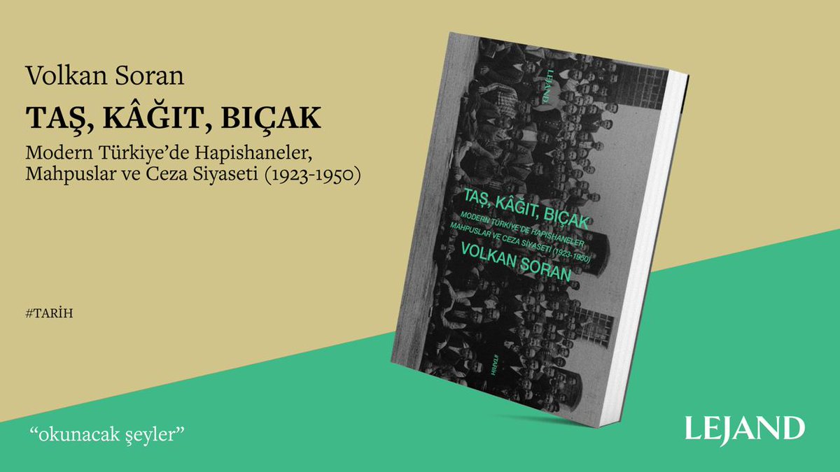 📢#YeniKitap

Taş, Kâğıt, Bıçak.. Türkiye hapishanelerinin geçmişine odaklanan bu eser sadece bir kurumun tarihini değil aynı zamanda Cumhuriyetin ilk çeyrek yüzyılını, devlet otoritesiyle simgeleşen en karanlık bölgeden okumaya davet ediyor. 
#tarih 
🌐kitapyurdu.com/kitap/tas-kagi…