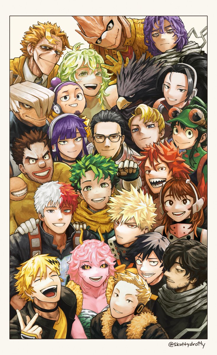 skottydrotty's tweet photo. I made a time-skip version of this Horikoshi piece
#MyHeroAcademia https://t.co/XtDArHyKtL