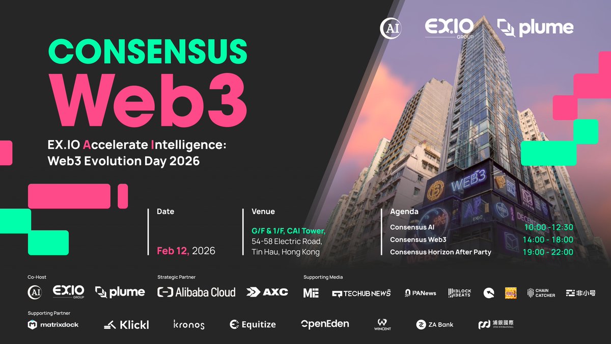 <a href="/plumenetwork/">Plume</a> Web3 Part: We are bringing together institutional investors, crypto funds, Web3 project founders, trading firms, TradFi institutions exploring digital assets, and AI-Web3 innovators for results-driven dialogue that bridges AI's transformative potential with Web3's decentralized