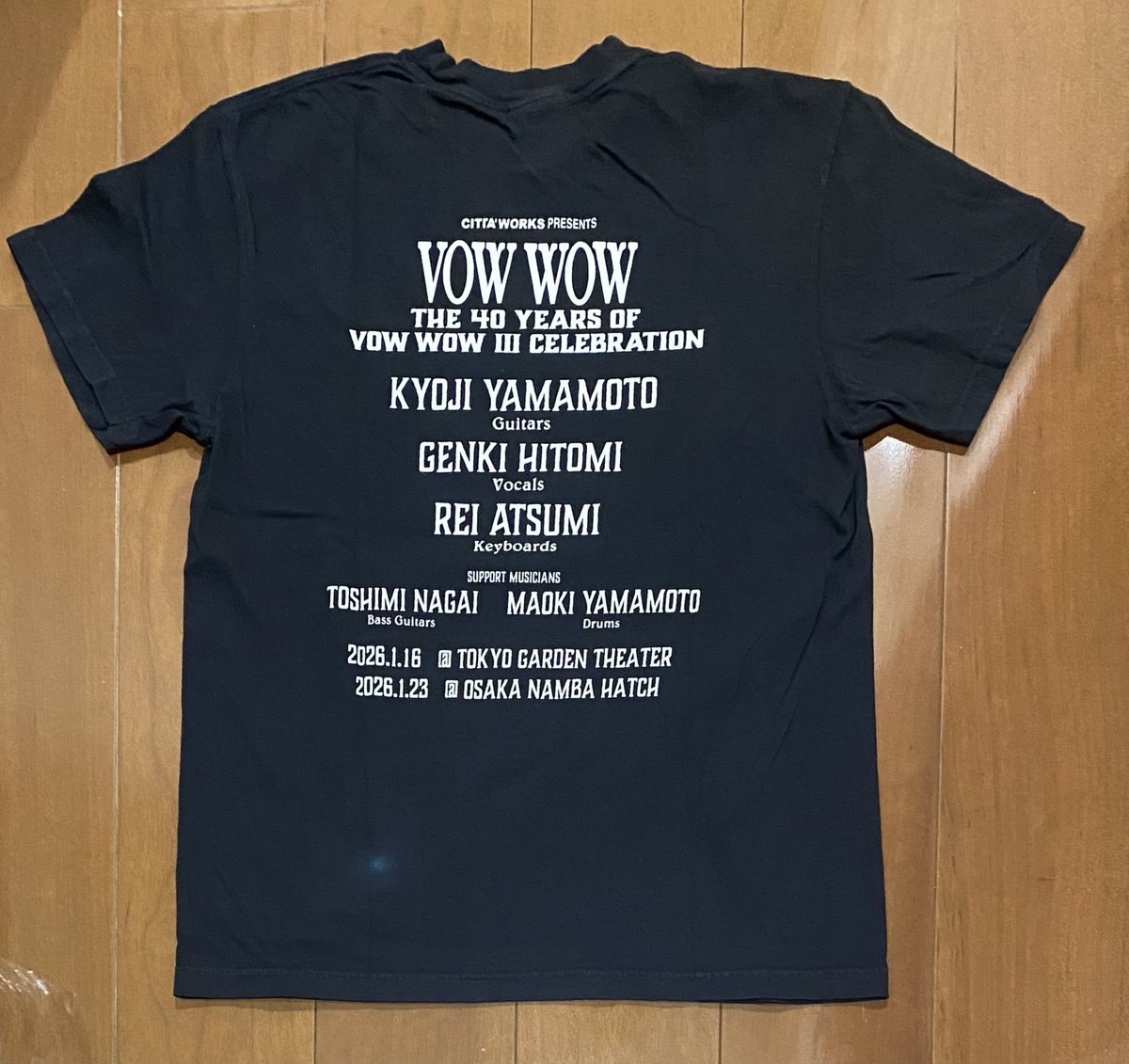 今日はこのTシャツ おはようございます😄 今日はこれ着てライブ行き