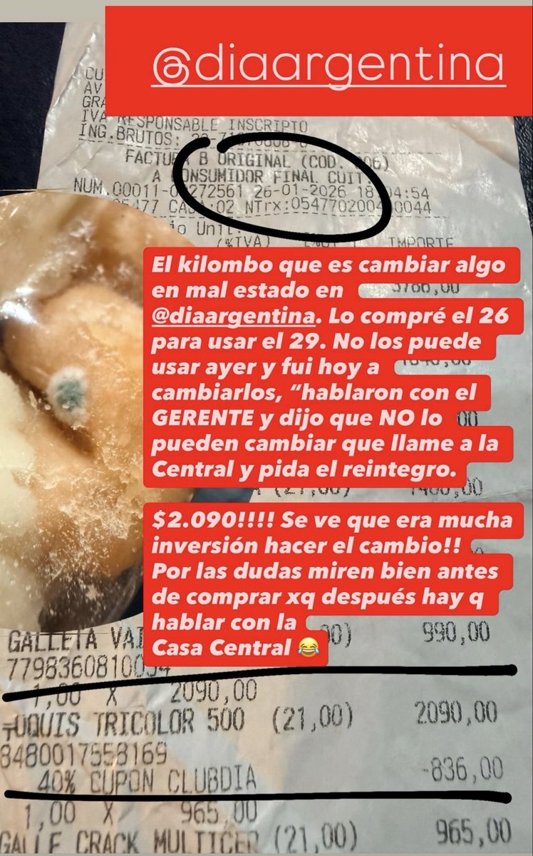 vrobian's tweet photo. IMPRESENTABLES… @DiaPorciento 
Lo q me da bronca es el boludeo, por suerte no derrumbo mi economía un paquete de ñoquis, pero da mucha bronca el manejo con el cliente por $2.090 roñosos…. Esto con @McDonalds_Ar no te pasa, siempre priorizan al cliente… sin discusión resuelven! https://t.co/GUjYfOaRQ9