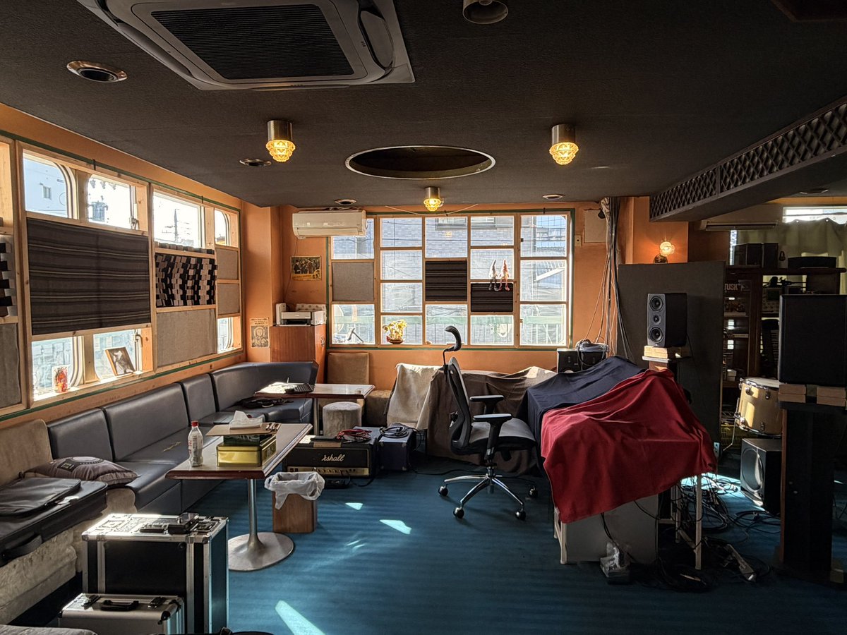 朝このスタジオに入った時の雰囲気が好き