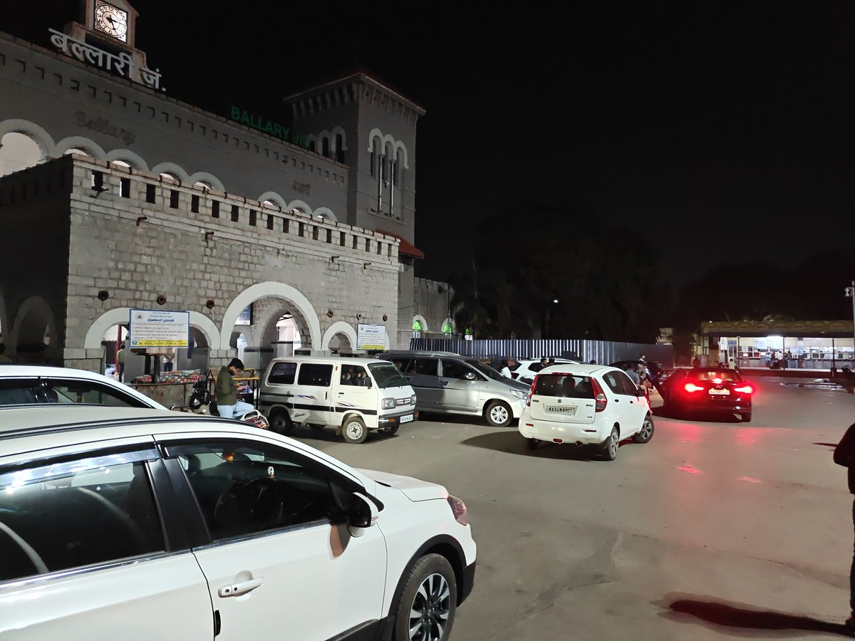 Panchampagadam's tweet photo. @drmubl @RailwaySeva At BAY entrance/exit; cars and bikes parked hindering movement of passengers. I have complained several times, yet no action. Isn't this shameful @RPF_INDIA ? @RailMinIndia will you please care to restore civility here? @BallariSp https://t.co/ExQoLYsdqn