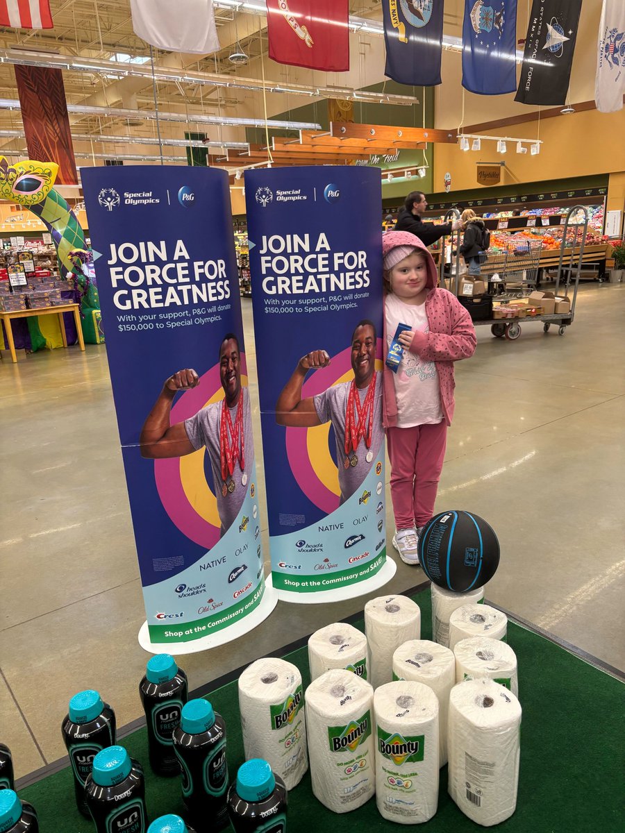 SOlympicsVA's tweet photo. Throughout January, purchases of participating
@ProcterGamble products at military commissaries supported Special Olympics athletes across Virginia. Proud to partner with P&amp;G and grateful to the military bases that helped make this impact possible. ❤️ https://t.co/O5IIBdWAyX