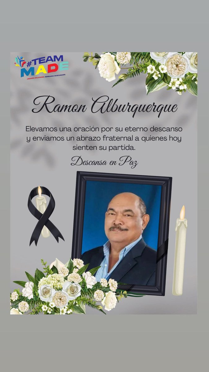 Que descanse en paz Ramón Alburquerque. Su legado y ejemplo perdurarán eternamente entre nosotros. Enviamos fuerza a sus seres queridos. <a href="/RamonAlburquer3/">Ramon Alburquerque</a>