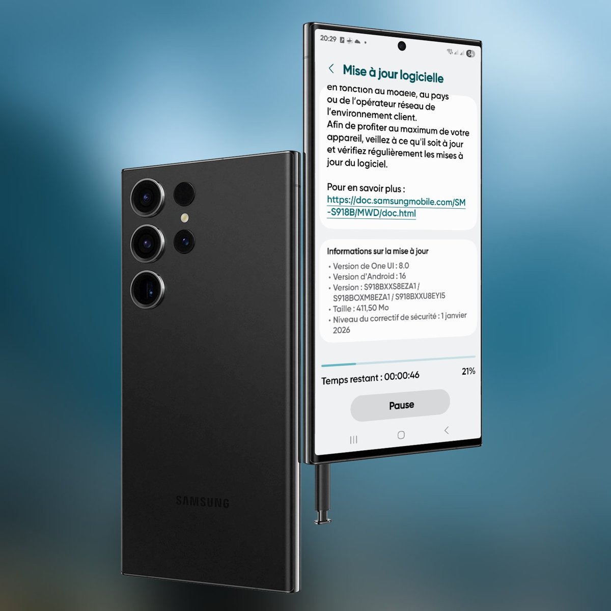 smartechdaily's tweet image. 📥 تحديث يناير 2026 متداول لأجهزة #GalaxyS23Ultra في منطقتنا العربية.
هل وصلكم التحديث؟