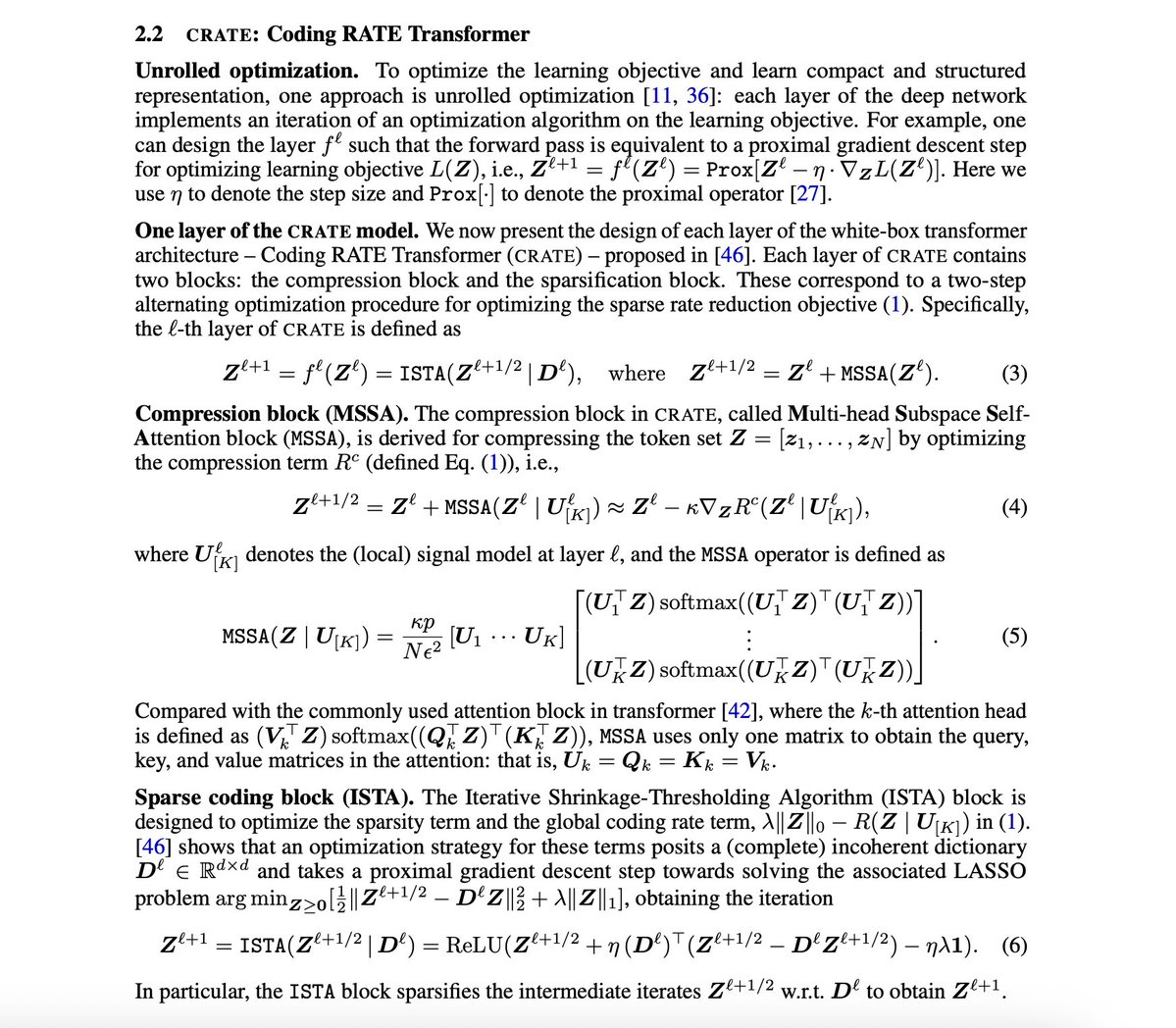 〽️CRATE: White Box World Model w/ First Principles <a href="/YiMaTweets/">Yi Ma</a>
Find low-D structure in high-D space, geometry embeds symmetry as inductive bias
Self-attn=gradient steps to ↓encoding-rate
MLP=sparsify
residual=iterative optimize
MoE=cluster
Memory=encode
👉🏻linkedin.com/pulse/115-crat…