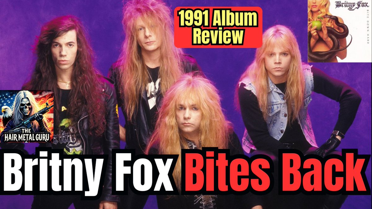 HairMetalGuru's tweet image. When Dean Davidson left Britny Fox in 1990, many thought that was the end of the band. However, they soldiered on, added Tommy Paris on vocals, &amp;amp; released Bite Down Hard in 1991. So what do we think of that album, &amp;amp; where do we rank it in their discography? Check the link below!