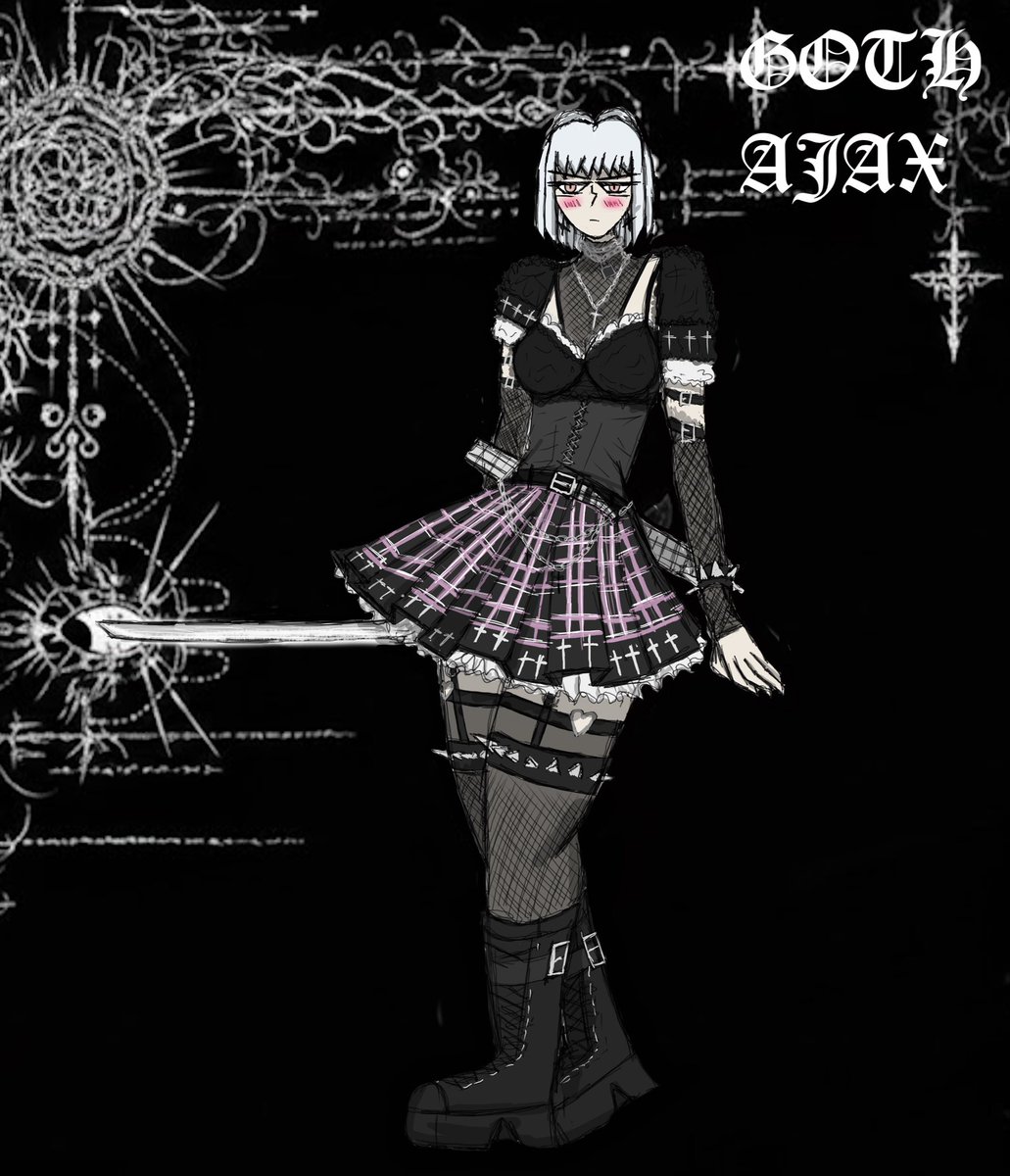 #oc #art #idk #goth #noobsquad