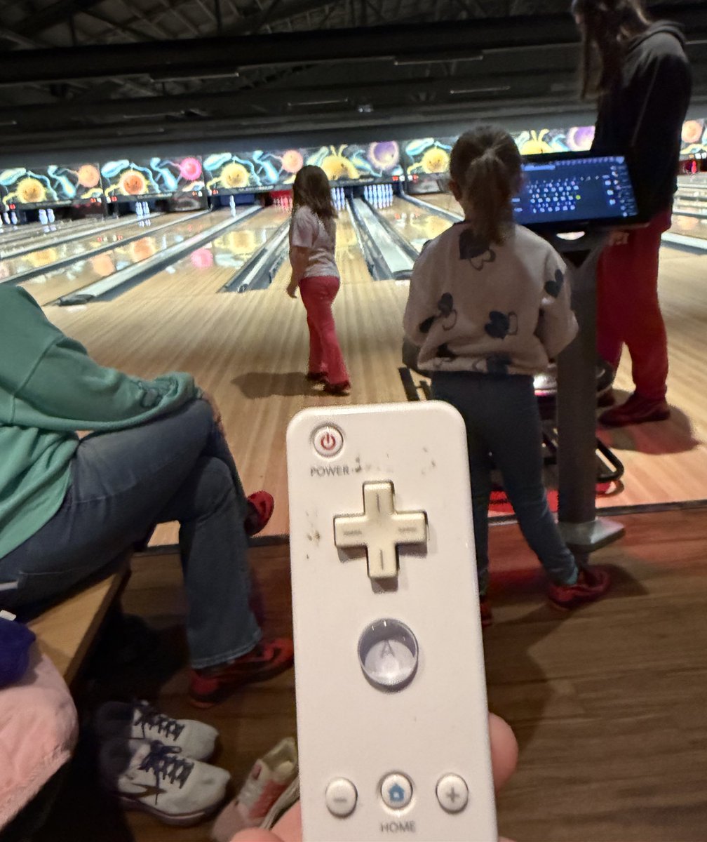 I’m about to pull out a cheat code on this bowling trip