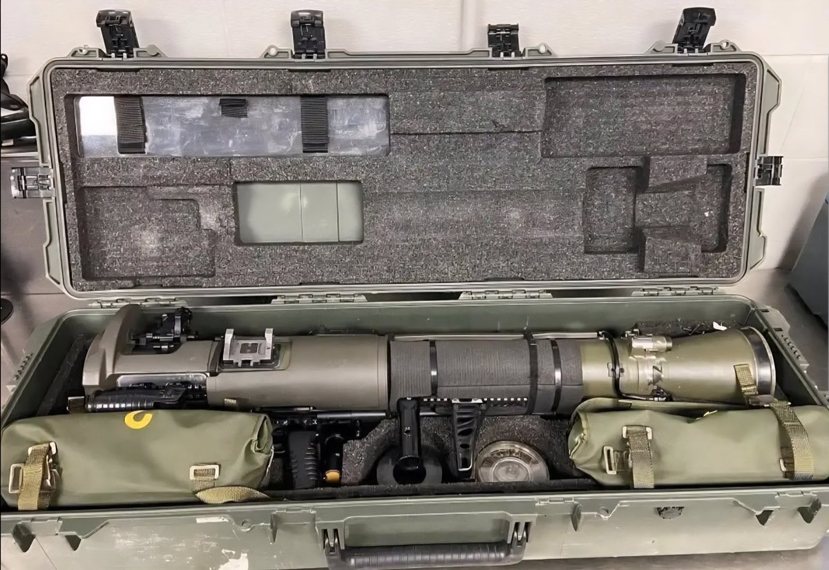 SEIZED IN SAN ANTONIO
When traveling always make sure to declare you 84mm weapons.
TSA officers said someone had this in their checked luggage at San Antonio Airport.