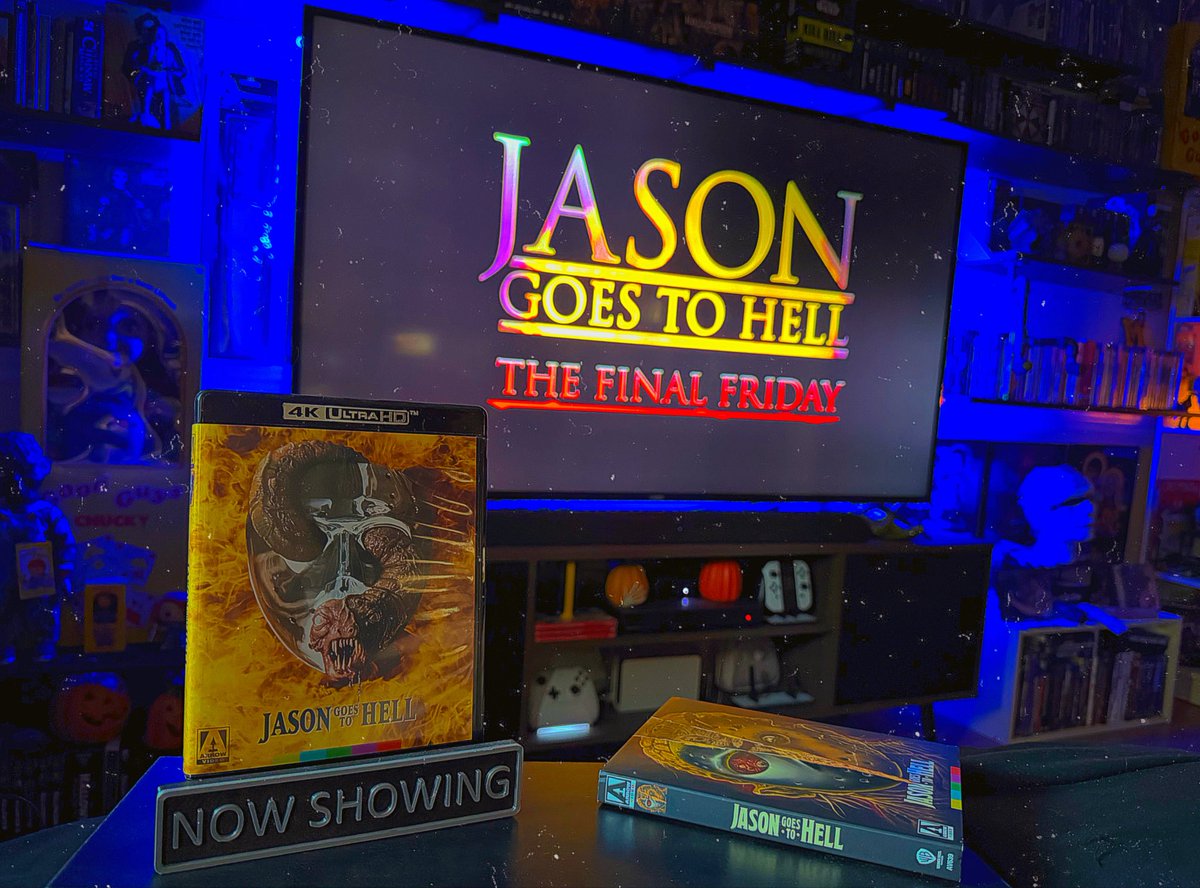It’s always “Spooky season” at #TheStarlightAuditorium Now showing on 4K from <a href="/ArrowFilmsVideo/">Arrow Video</a> The 9th installment from the #FridayThe13th Franchise #JasonGoesToHell Or as I always say now because of <a href="/PlanetCHH/">Christian (yt- Planet Chh)</a> “Jason Goes Straight To Hell”