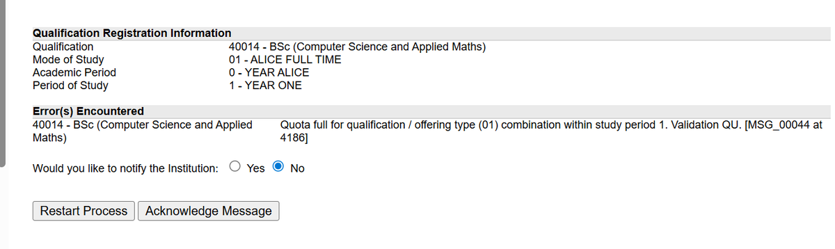 MJIMERO_Jimmy's tweet photo. @ufh1916  Please stop advertising late applications as “open” when students are being accepted but later blocked for registration. My sister travelled from Johannesburg with 4 distinctions and an APS above 40, only to be told there’s no space and pushed into a course she never https://t.co/UjMqQhg6Fe