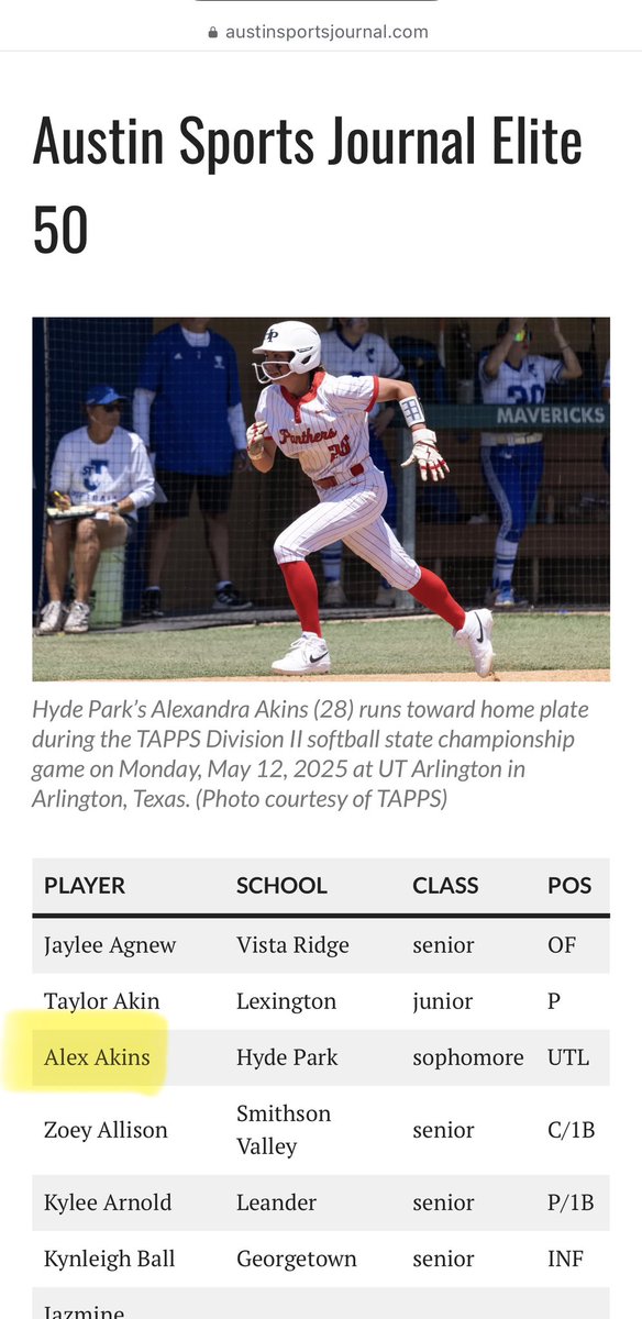 Alexandra Akins 2028 tweet media