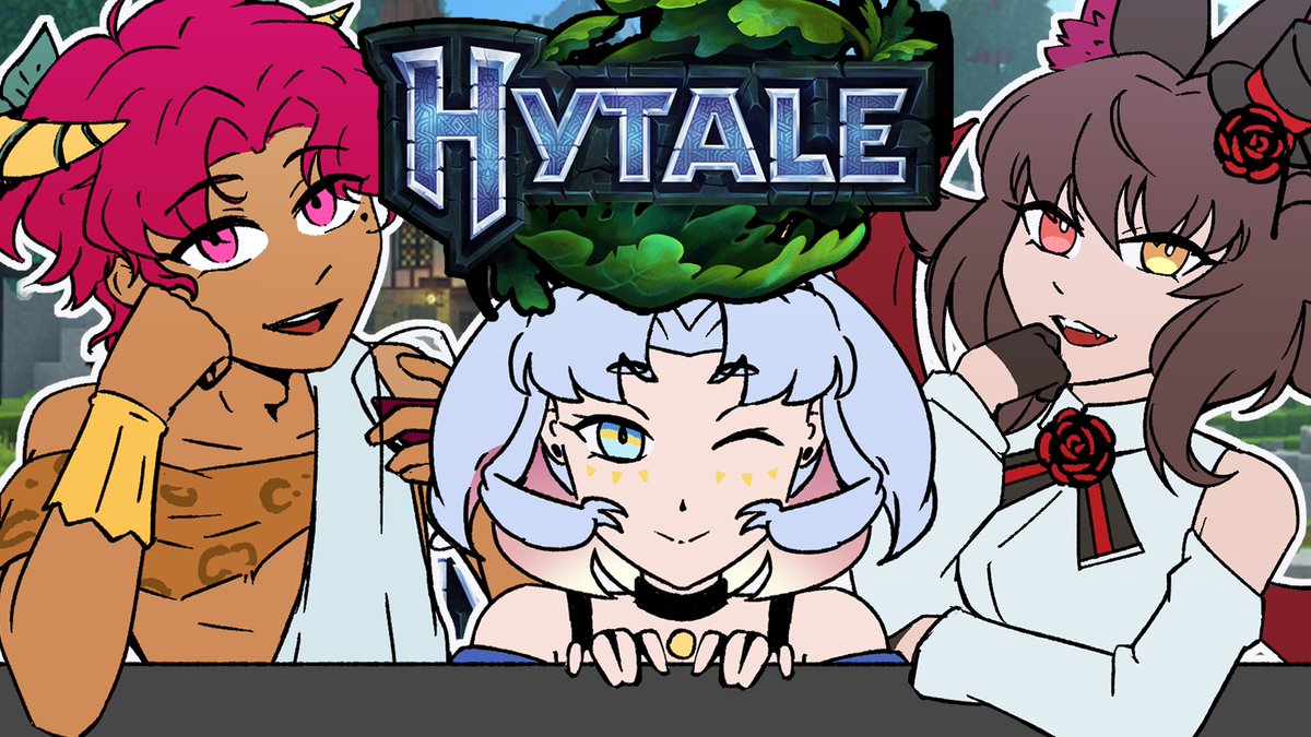 It's HYTALE hours with BOB [ Berry Oracle Bat ] - come show us your BOBs. <a href="/BerryGodJJ/">JJ | Berry God Vtuber 📌V-EPIC THE MUSICAL!</a> <a href="/MystaCinaVT/">Mysta 🦇🌹</a>