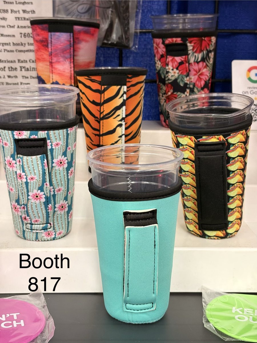 Danettesoasis's tweet photo. @Danettesoasis Booth817 @fwssr loves DrinkHandlers #madeinTexas #smallbusiness @fwssr https://t.co/rKUsH6Ktx2