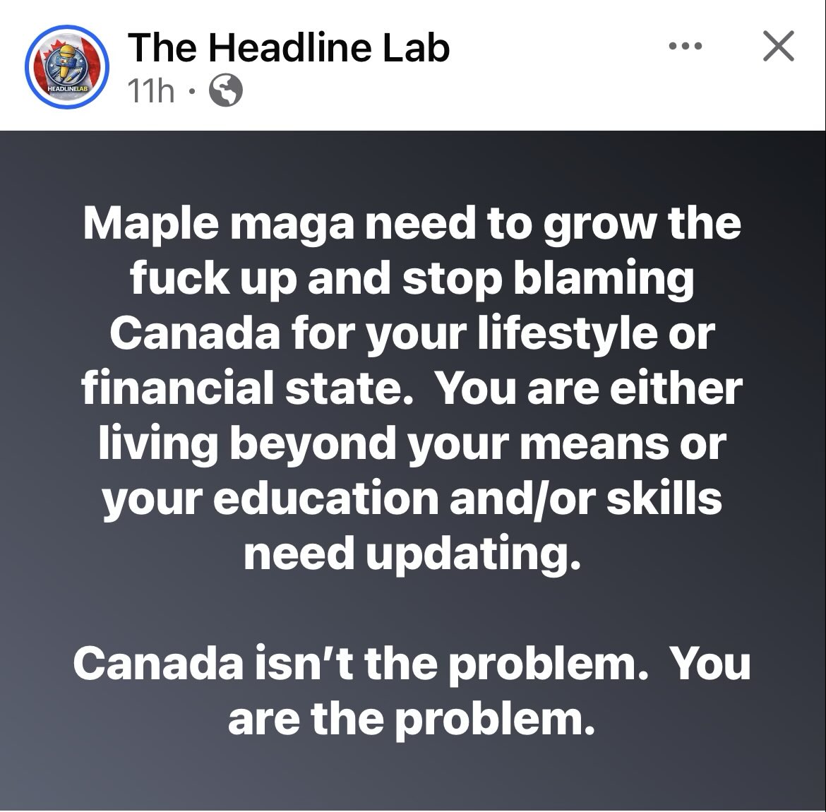 peepeeLEpuke's tweet image. This is so true

@PierrePoilievre and his cult of morons are unable to pull themselves up by their bootstraps

Whiners and crybabies