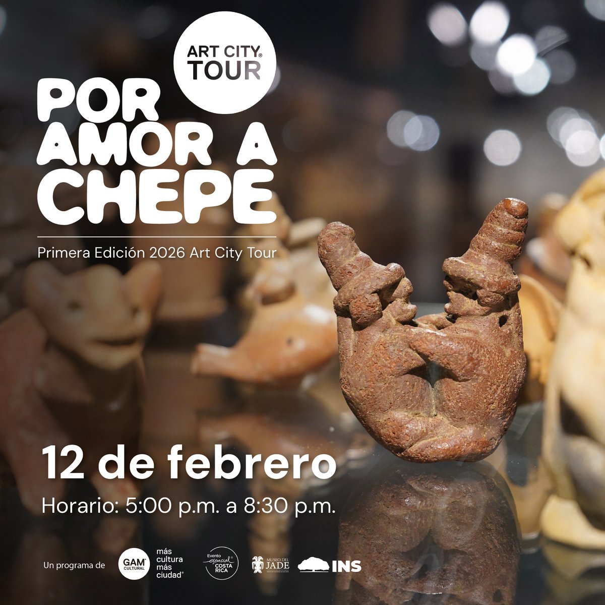 💖 ¡Por amor a Chepe! 
Este jueves 12 de febrero, viví junto a nosotros la primera edición del Art City Tour ✨ Porque amar también es conocer nuestras raíces. 💌 

📍 Ingreso gratuito para todos los visitantes de 5:00 p.m. a 8:30 p.m.