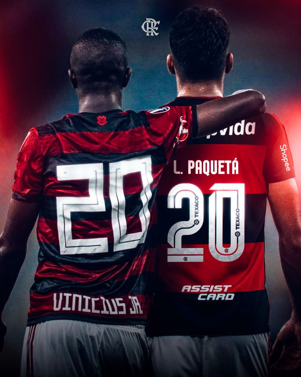 Flamengo's tweet image. VINI JR + PAQUETÁ = 2️⃣0️⃣ DO MENGÃO 

#PaqueFla #BemVindo
