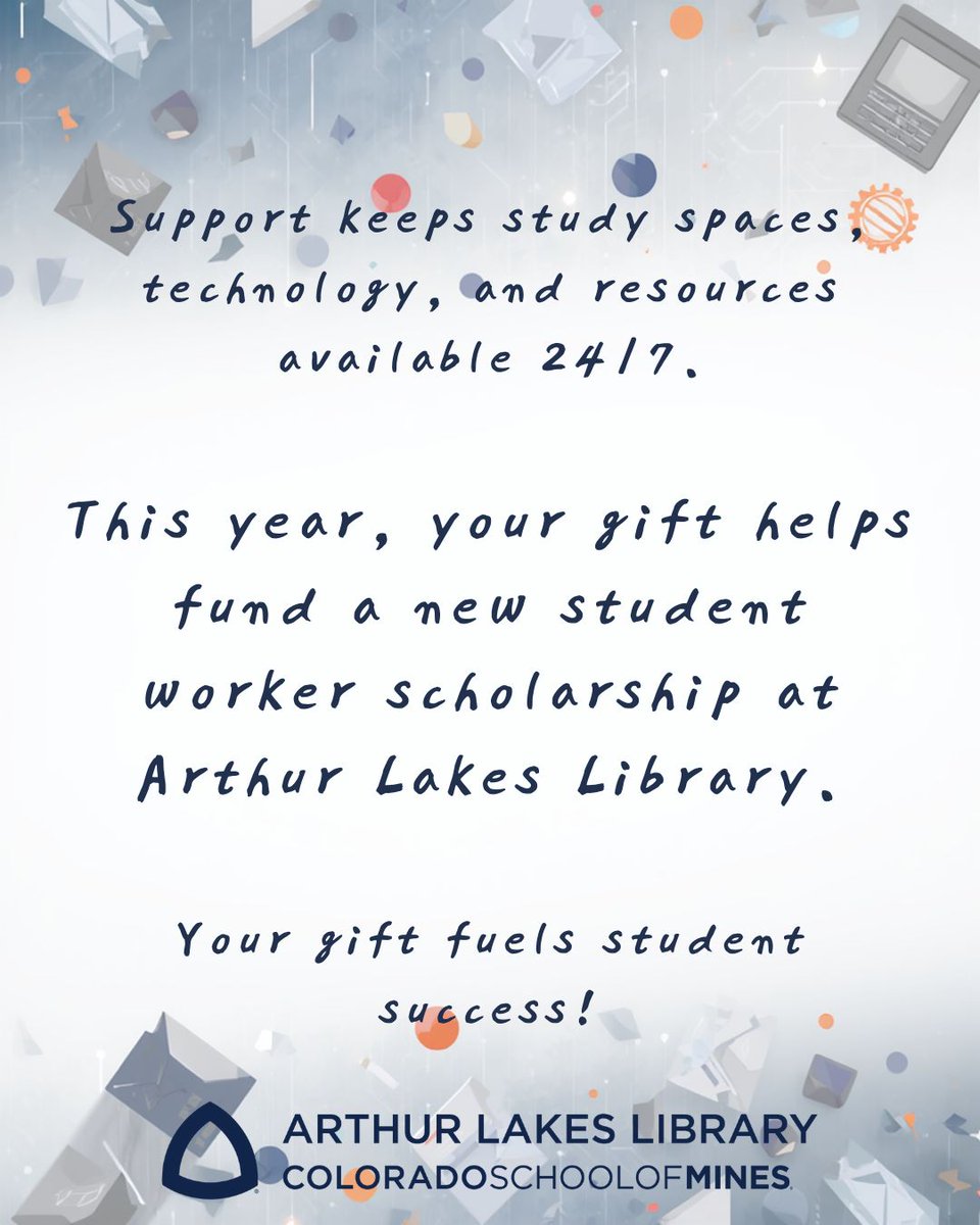Every donation tells a story. Help write the next chapter at Arthur Lakes Library on #idigmines Giving Day February 12!!  ⛏️📖