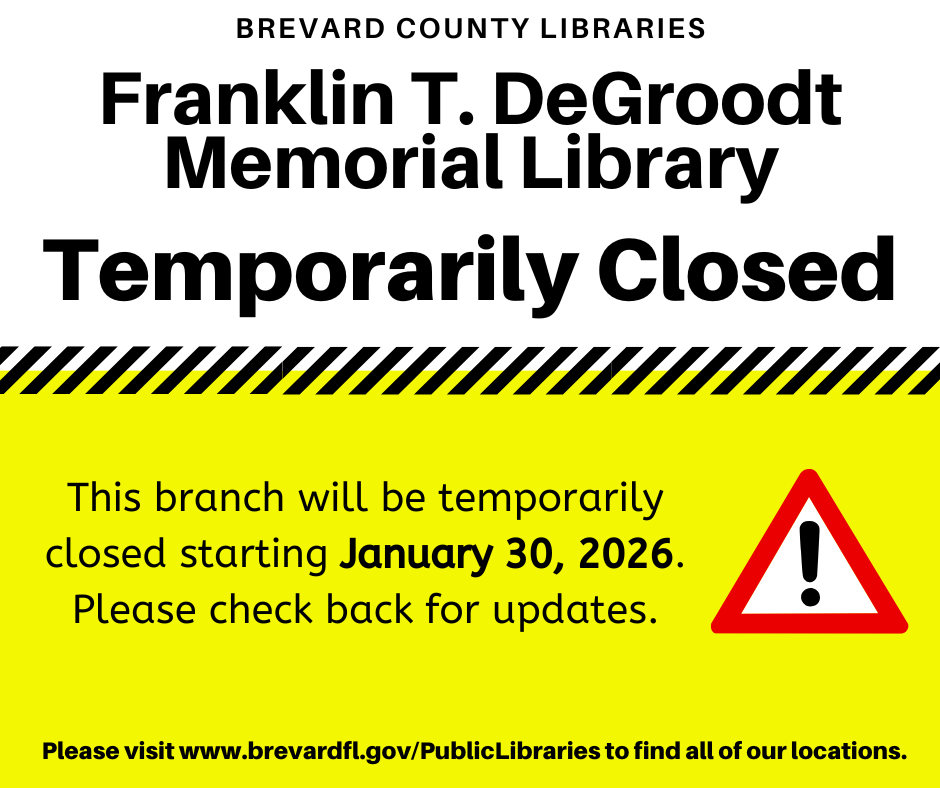 BrevLibraries's tweet photo. Due to construction, the Franklin T. DeGroodt Memorial Library will be closing today, January 30, 2026, at 3 pm. Please check back for updates. https://t.co/0Qos9U2n78