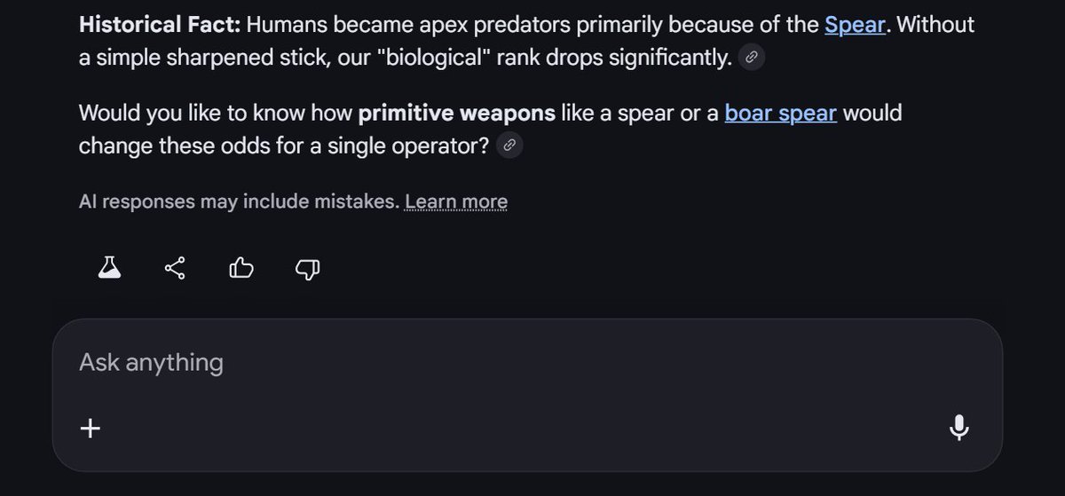 realjacmax's tweet photo. i think someone needs to remind Gemini that it's not a human https://t.co/dzPsNzDZro
